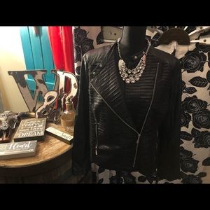 Faux Leather Jacket